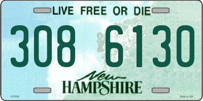 NH license plate 3086130