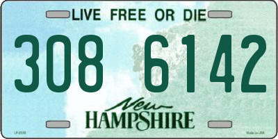 NH license plate 3086142