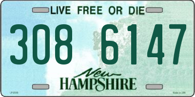 NH license plate 3086147