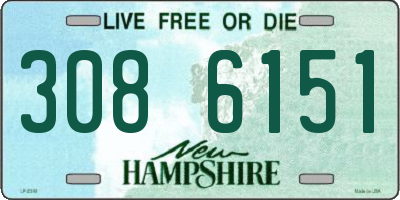NH license plate 3086151