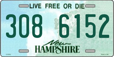 NH license plate 3086152
