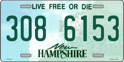 NH license plate 3086153