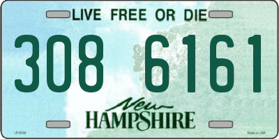 NH license plate 3086161