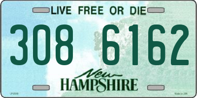 NH license plate 3086162