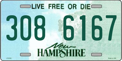 NH license plate 3086167