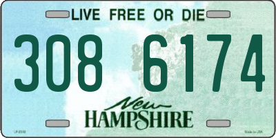 NH license plate 3086174