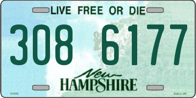 NH license plate 3086177