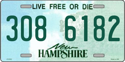NH license plate 3086182