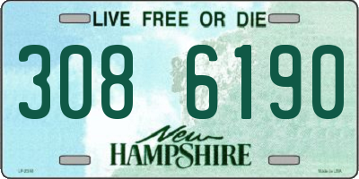 NH license plate 3086190