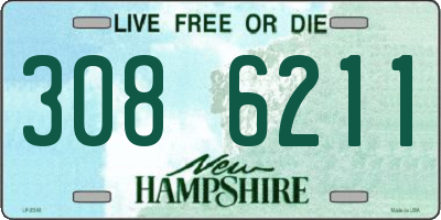 NH license plate 3086211