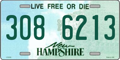 NH license plate 3086213
