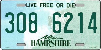 NH license plate 3086214