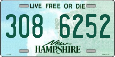NH license plate 3086252