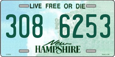 NH license plate 3086253