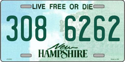 NH license plate 3086262