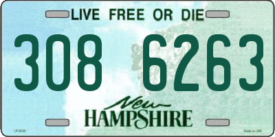 NH license plate 3086263