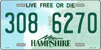 NH license plate 3086270