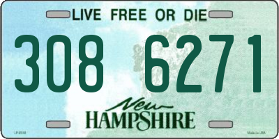 NH license plate 3086271