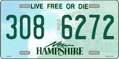 NH license plate 3086272
