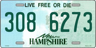 NH license plate 3086273