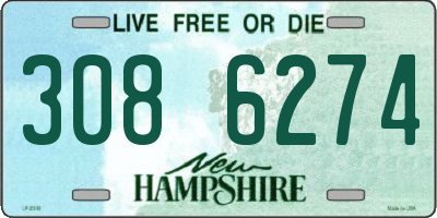 NH license plate 3086274