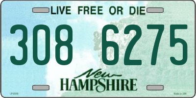 NH license plate 3086275