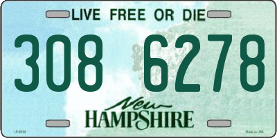 NH license plate 3086278