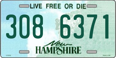 NH license plate 3086371