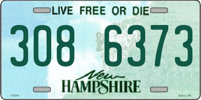 NH license plate 3086373