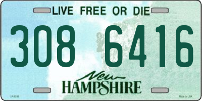NH license plate 3086416