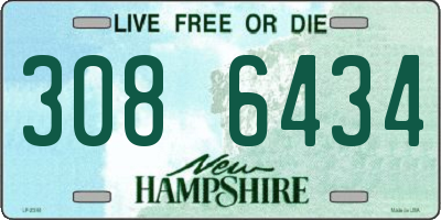 NH license plate 3086434