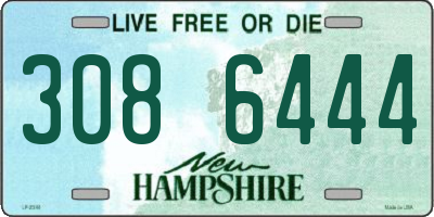 NH license plate 3086444