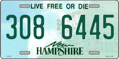 NH license plate 3086445