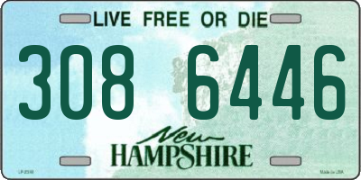 NH license plate 3086446