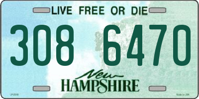 NH license plate 3086470