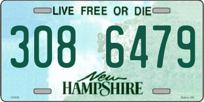 NH license plate 3086479
