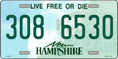 NH license plate 3086530