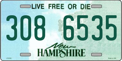 NH license plate 3086535