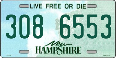 NH license plate 3086553