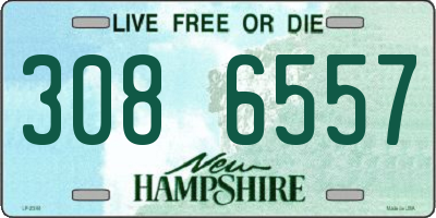 NH license plate 3086557