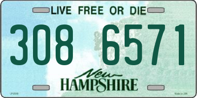 NH license plate 3086571