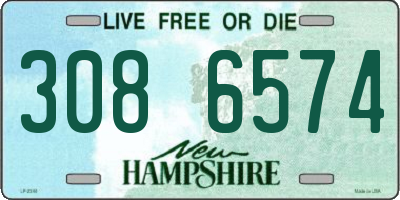 NH license plate 3086574