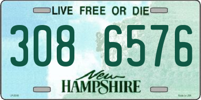 NH license plate 3086576