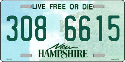 NH license plate 3086615
