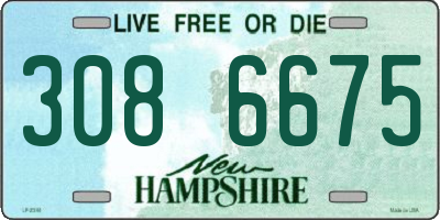 NH license plate 3086675