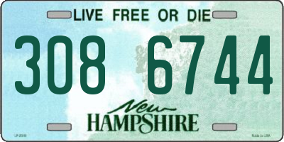 NH license plate 3086744