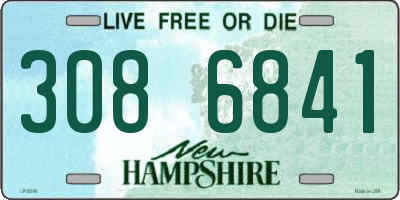 NH license plate 3086841