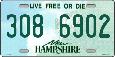 NH license plate 3086902