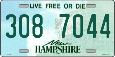 NH license plate 3087044