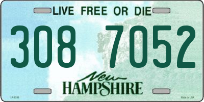 NH license plate 3087052